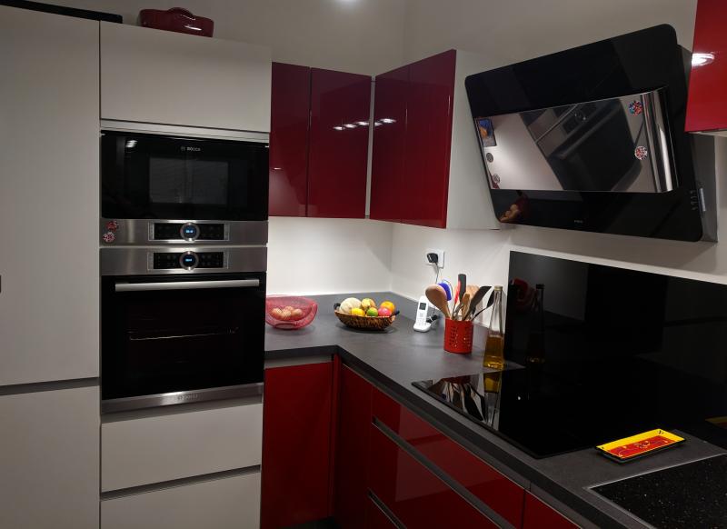 Oven, Microwave and Induction Cooktop